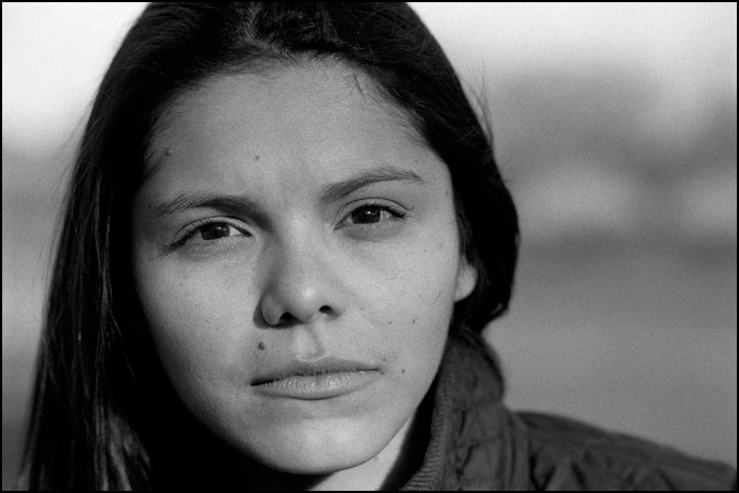 35mm film portrait of a woman